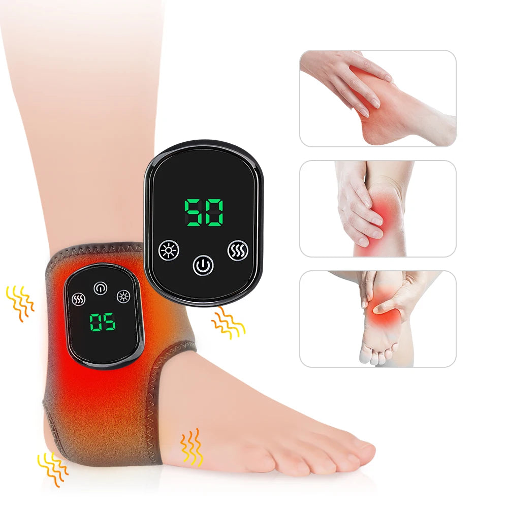 Hailicare Cordless Foot Ankle Massager With Heat And Vibration