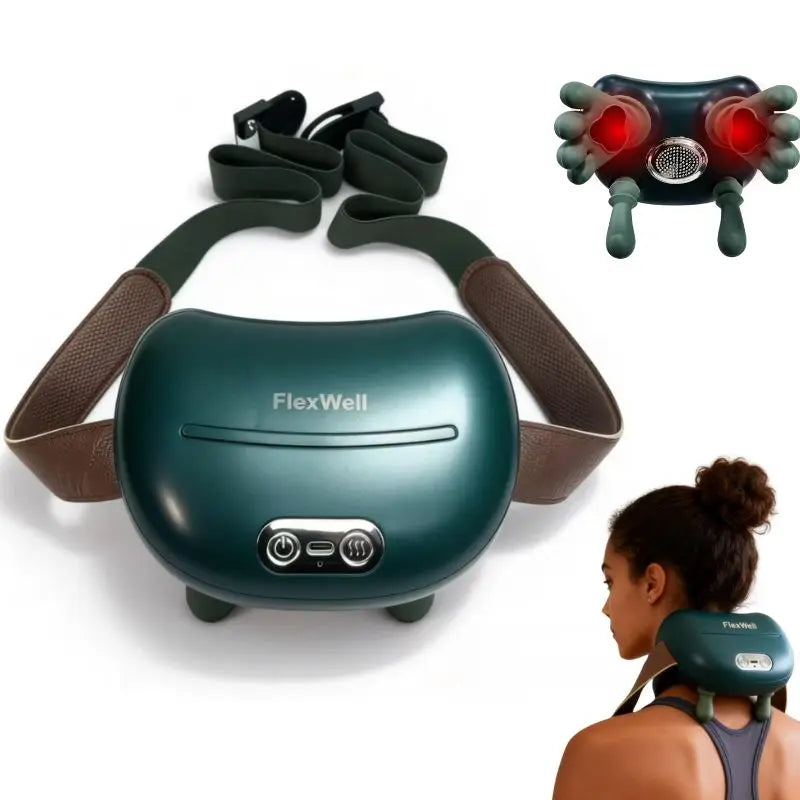 Shoulder And Neck Massager With 4D Kneading Heat Therapy
