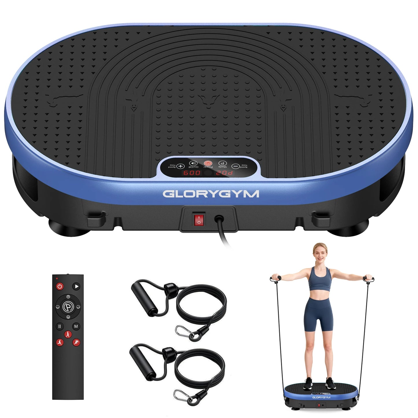 Vibration Plate Exercise Machine With Remote Control 120 Speed Levels