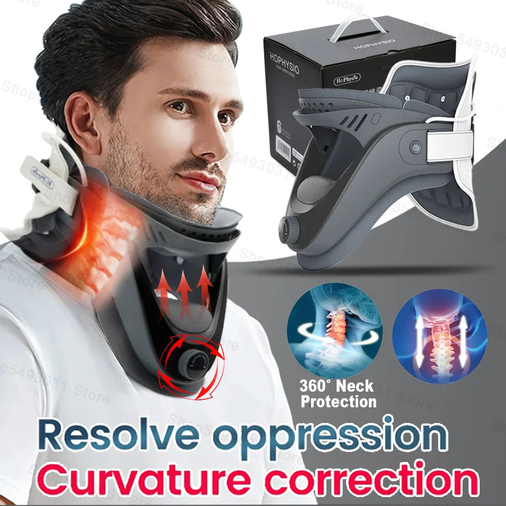 Cervical Neck Traction Device for Home Use Adjustable Support