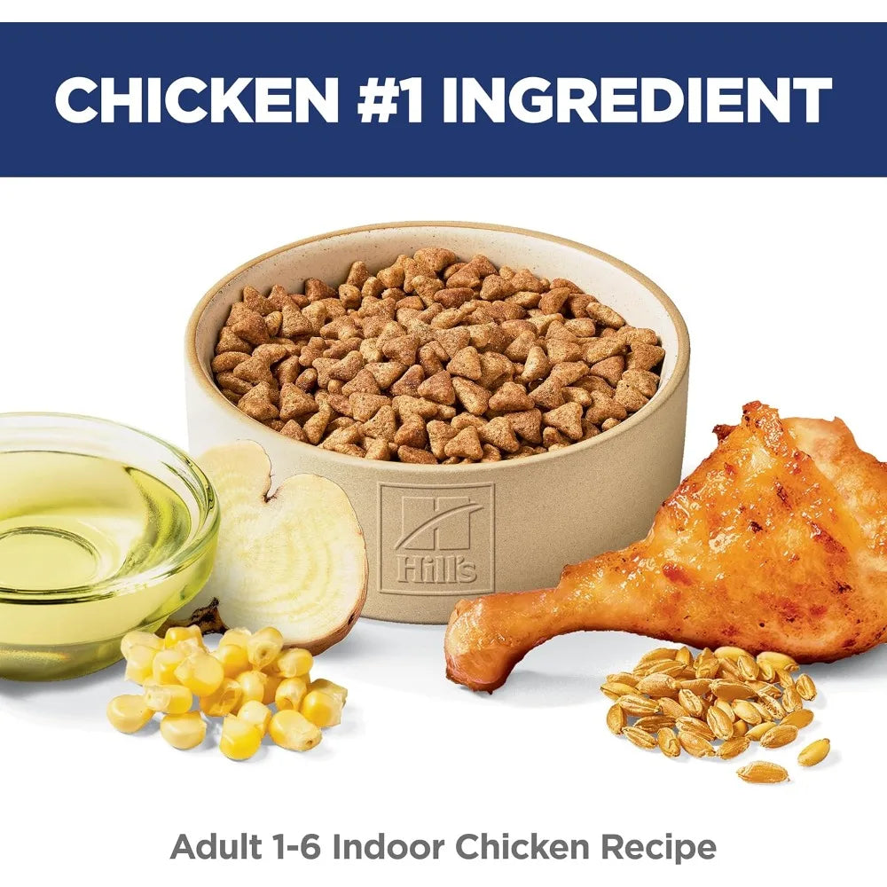 Indoor Adult Cat Food Chicken Dry Kibble For Cats 1to6
