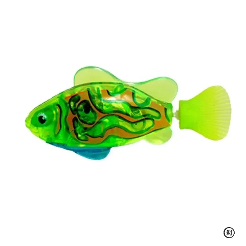 LED Inductive Interactive Cat Swimming Robot Fish Toy