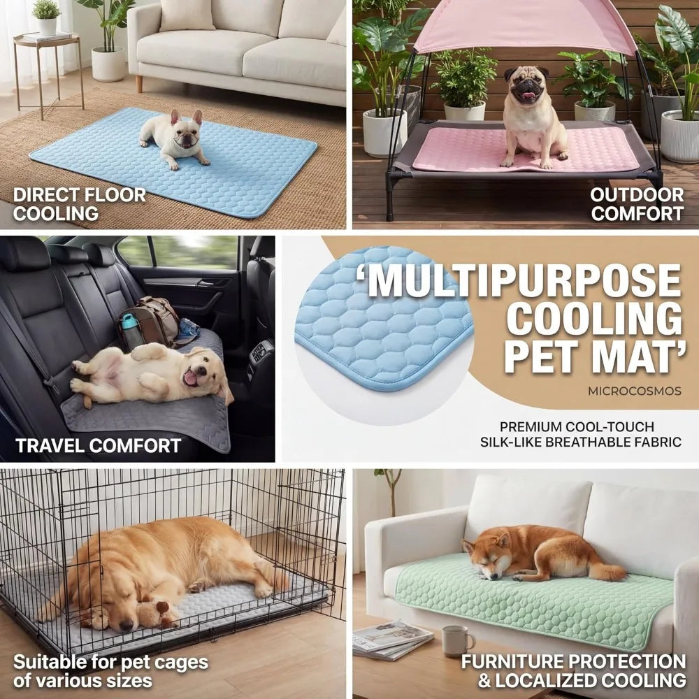 Summer Cooling Mat And Sleeping Pad For Pets And People
