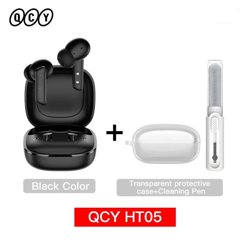 QCY HT05 ANC Wireless Earphones With 40dB Noise Cancellation