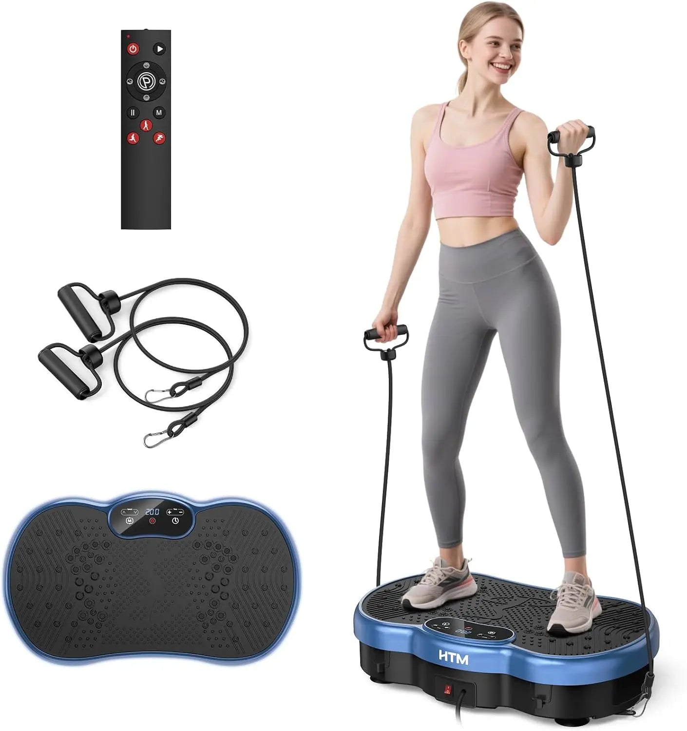 Whole Body Vibration Plate Calorie Counter 120 Speeds