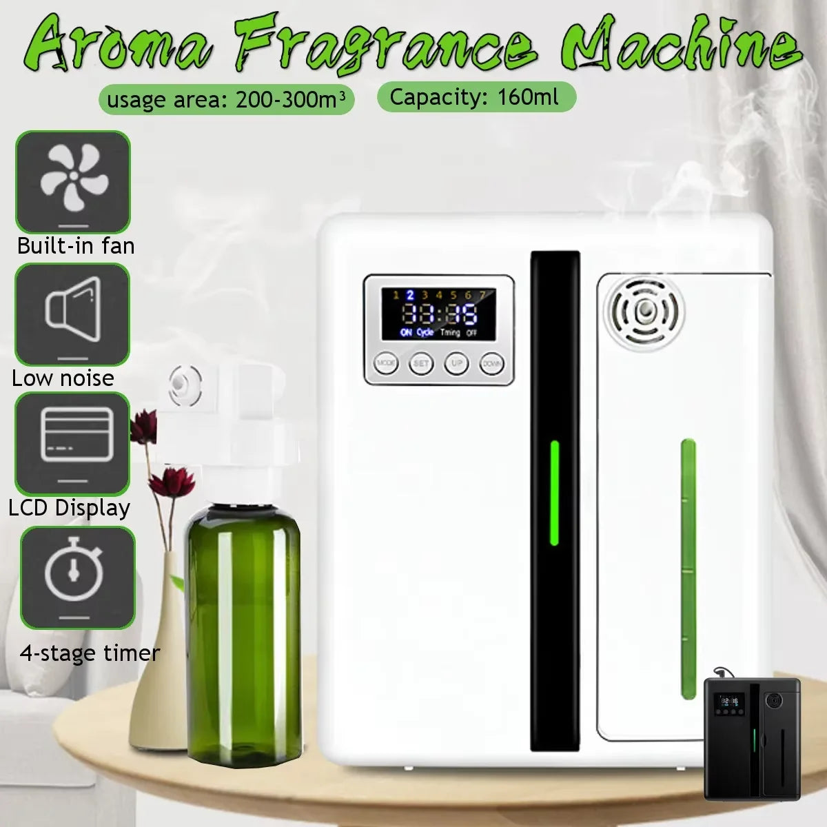Namste Bluetooth Aroma Diffuser With Wall Hanging Capability