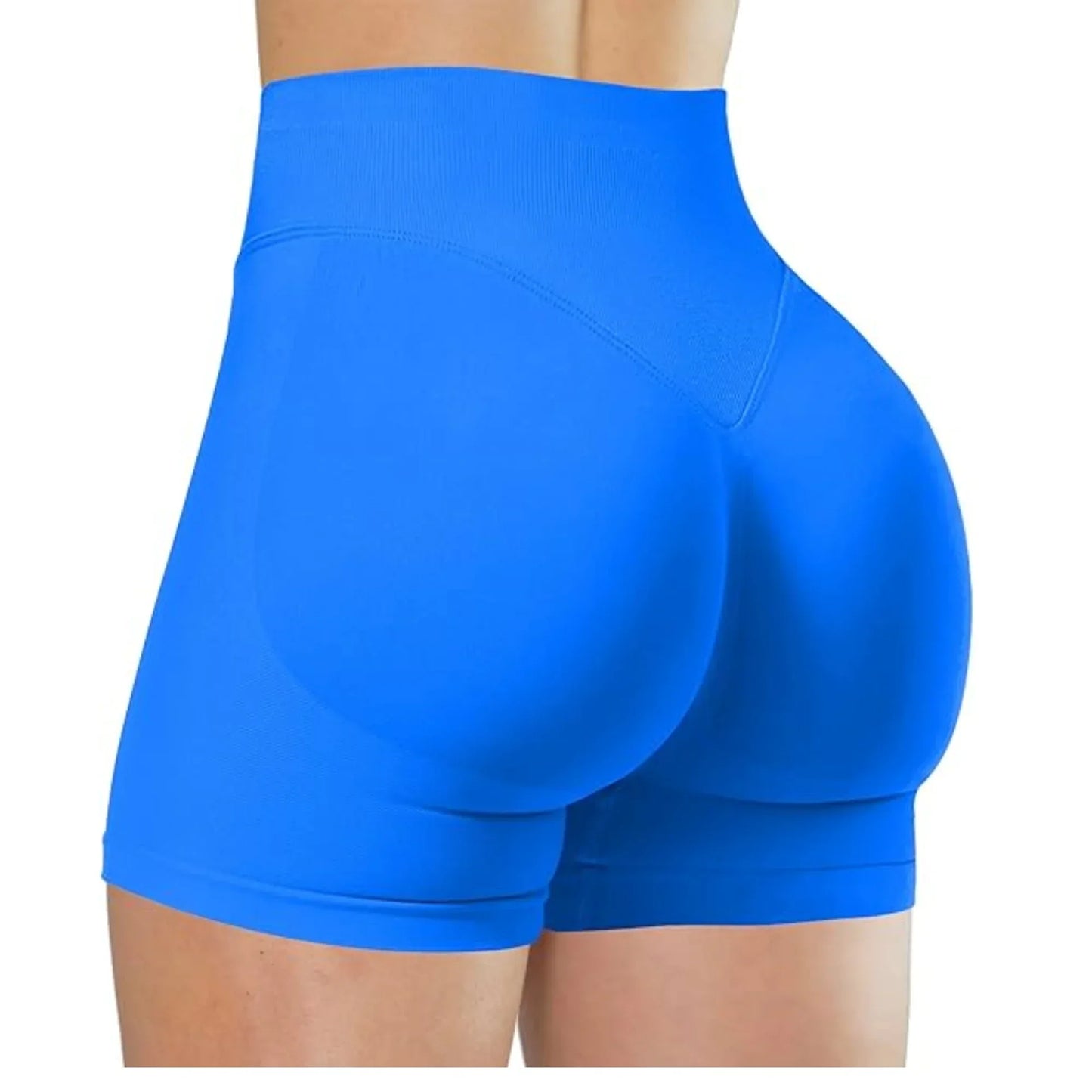 Summer High Waisted Yoga Shorts For Women Workout Fitness