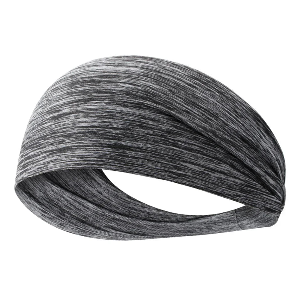 Unisex Polyester Sports Headband Sweatband for Running Workout
