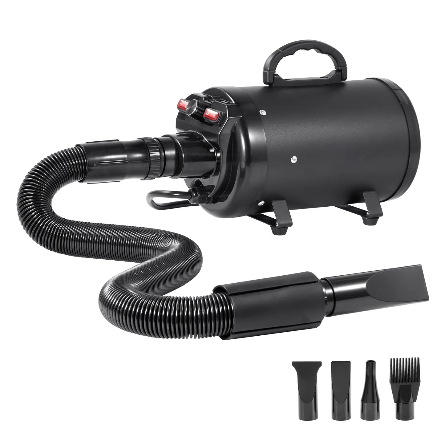 SucceBuy 2000W Dog Blow Dryer With Adjustable Speed Temperature Extendable Hose