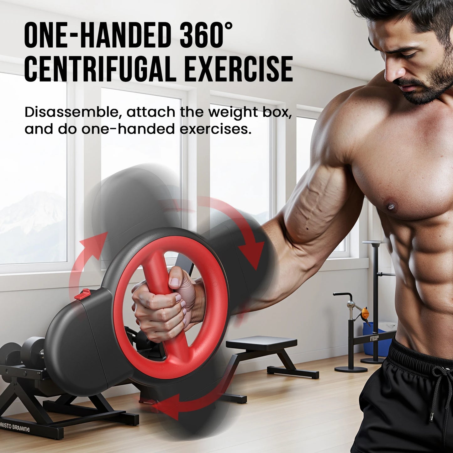 Rotator Burn Machine 3in1 Arm Exerciser For Upper Body