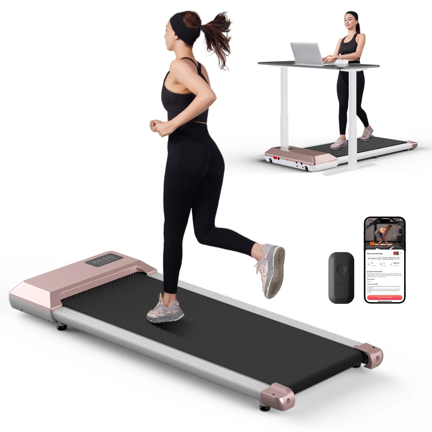 Superun Two In One Home Treadmill Two Point Five Horsepower Walking Running