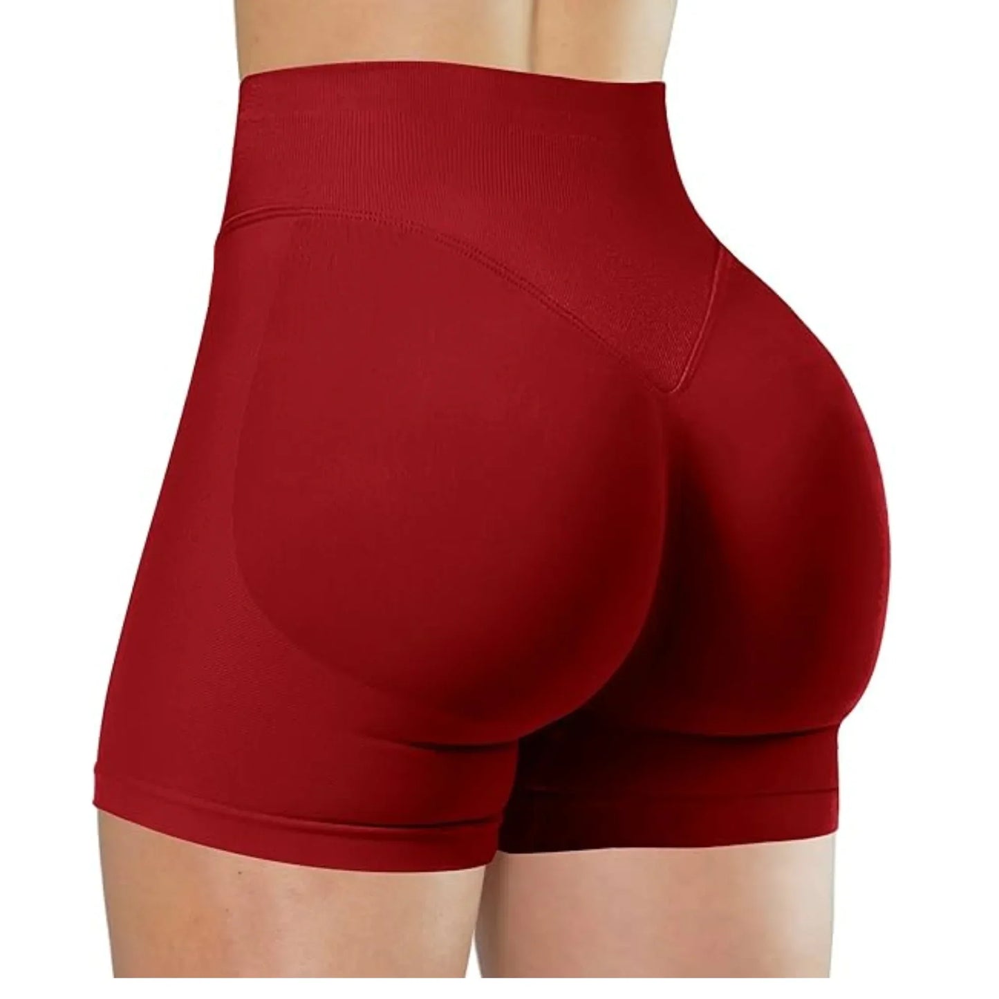 Summer High Waisted Yoga Shorts For Women Workout Fitness