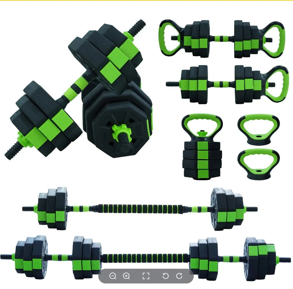 HiMISS 4-In-1 Adjustable Kettlebell And Dumbbell Set For Home Gym