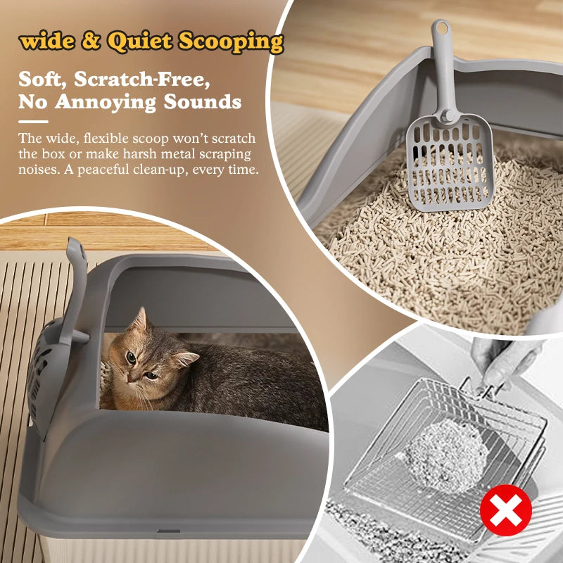 Stainless Steel Cat Litter Box With Lid For Big Cats