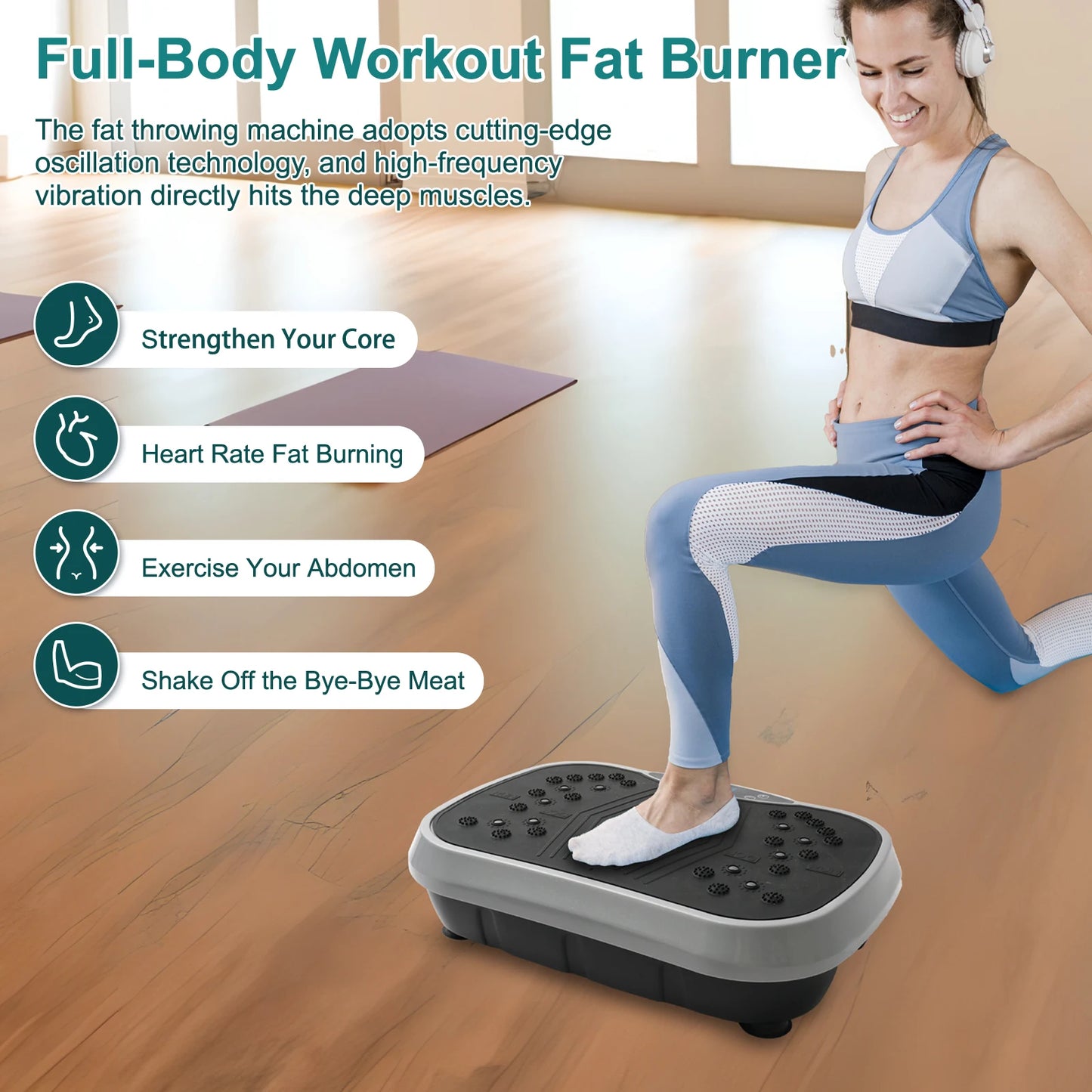N Vibration Plate Exercise Machine For Total Body Workout