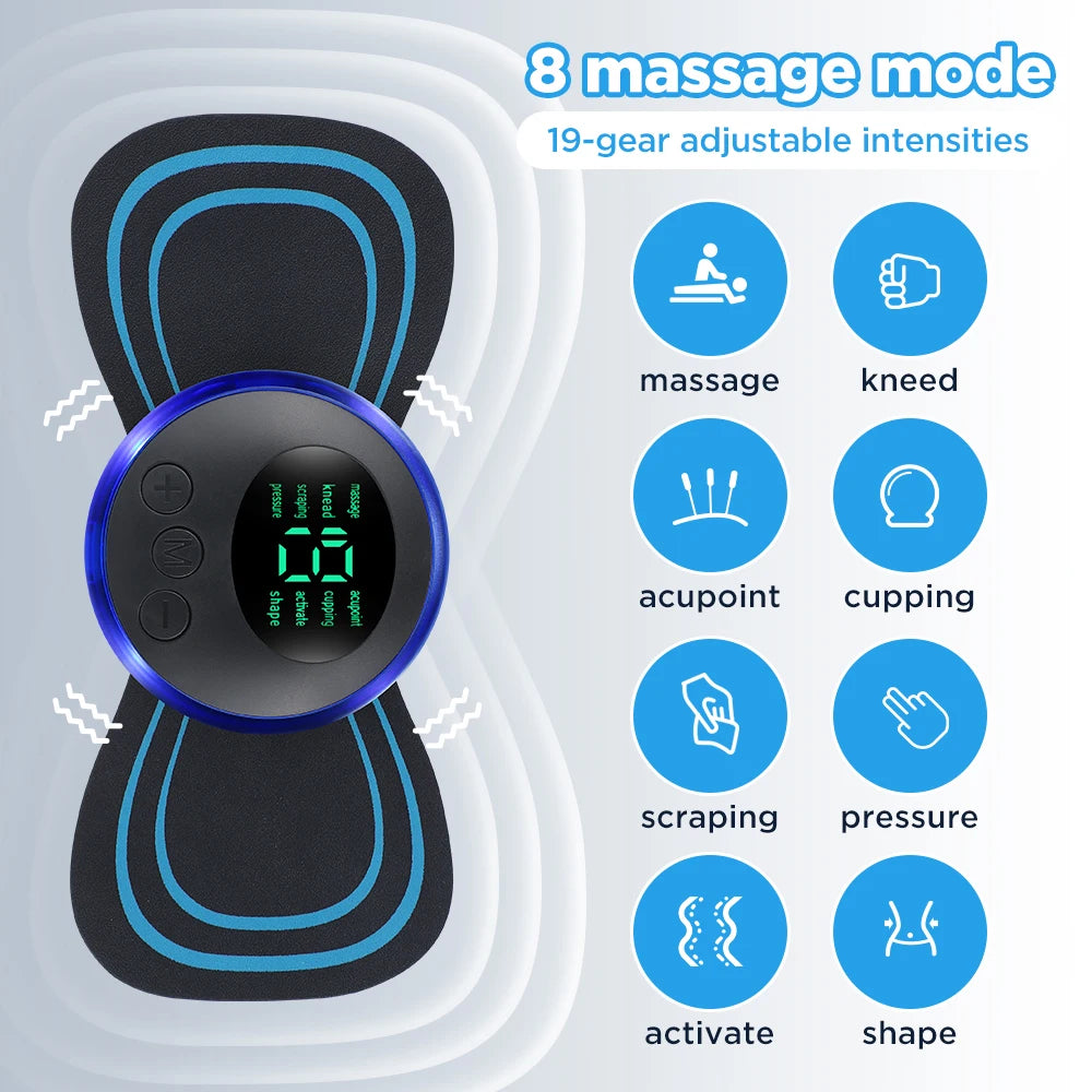 Hailicare Remote Control Neck Massager Set For Fatigue Relief