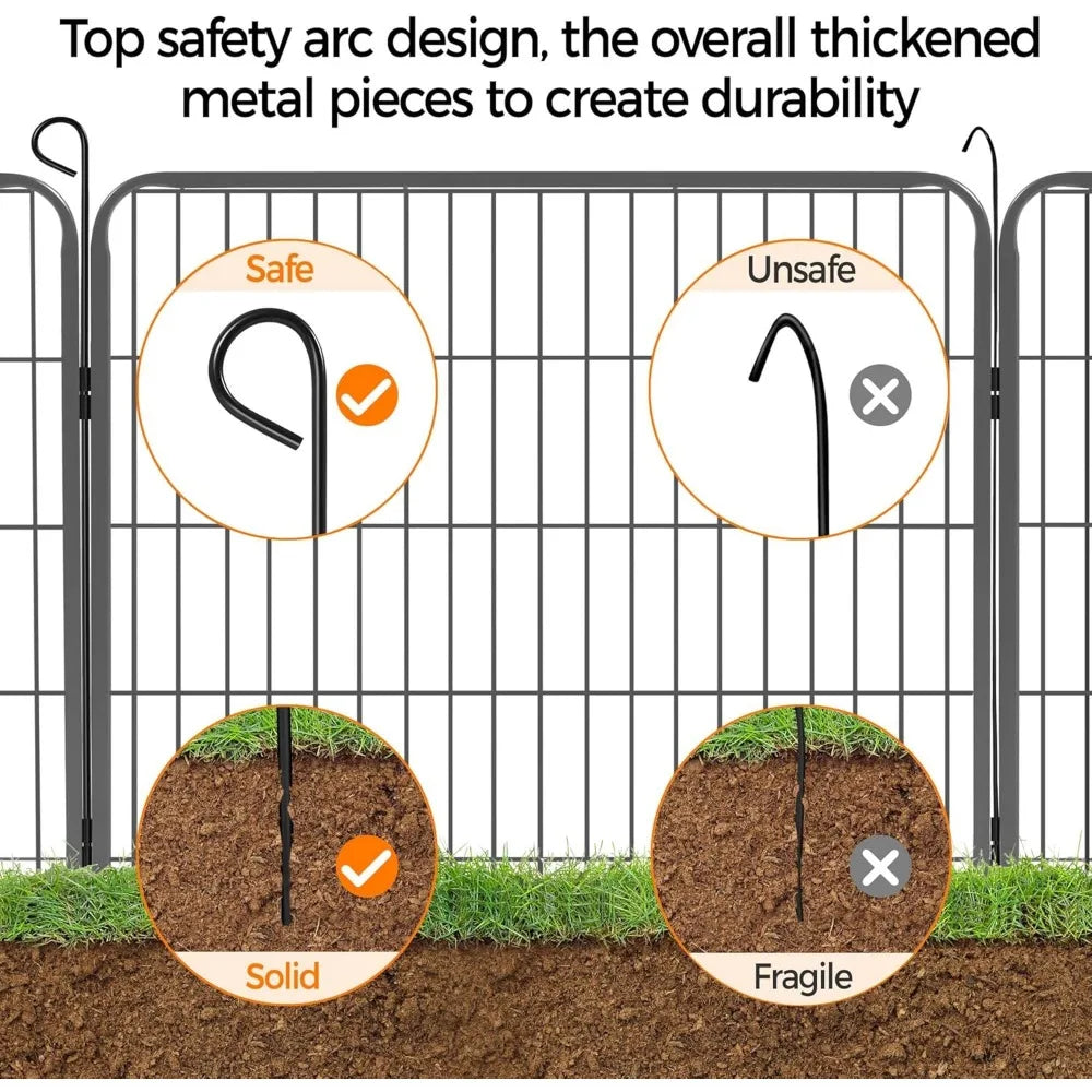 RBXC Dog Playpen Outdoor Indoor Portable Fence For Yard