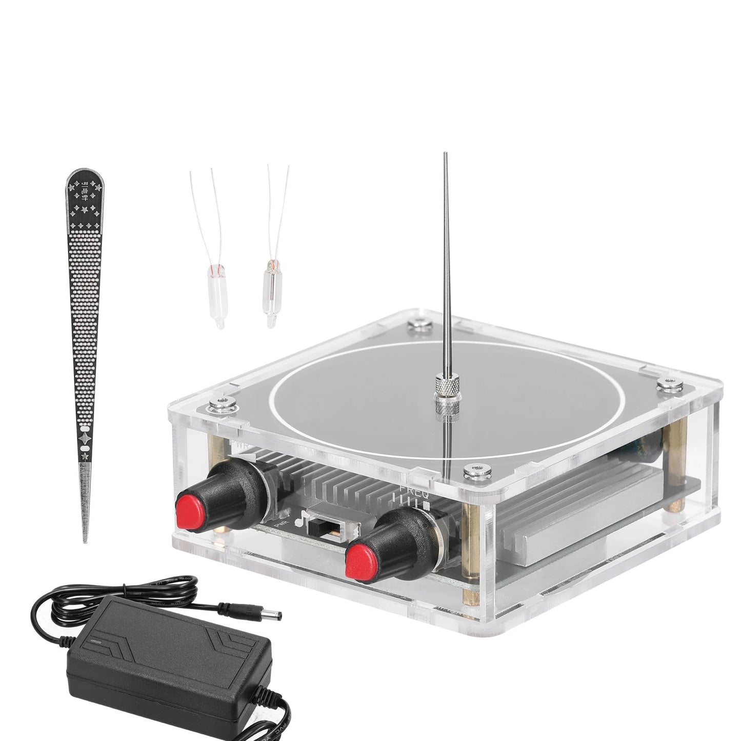 Portable Handheld Tesla Coil Speaker Bluetooth Artificial Lightning Generator