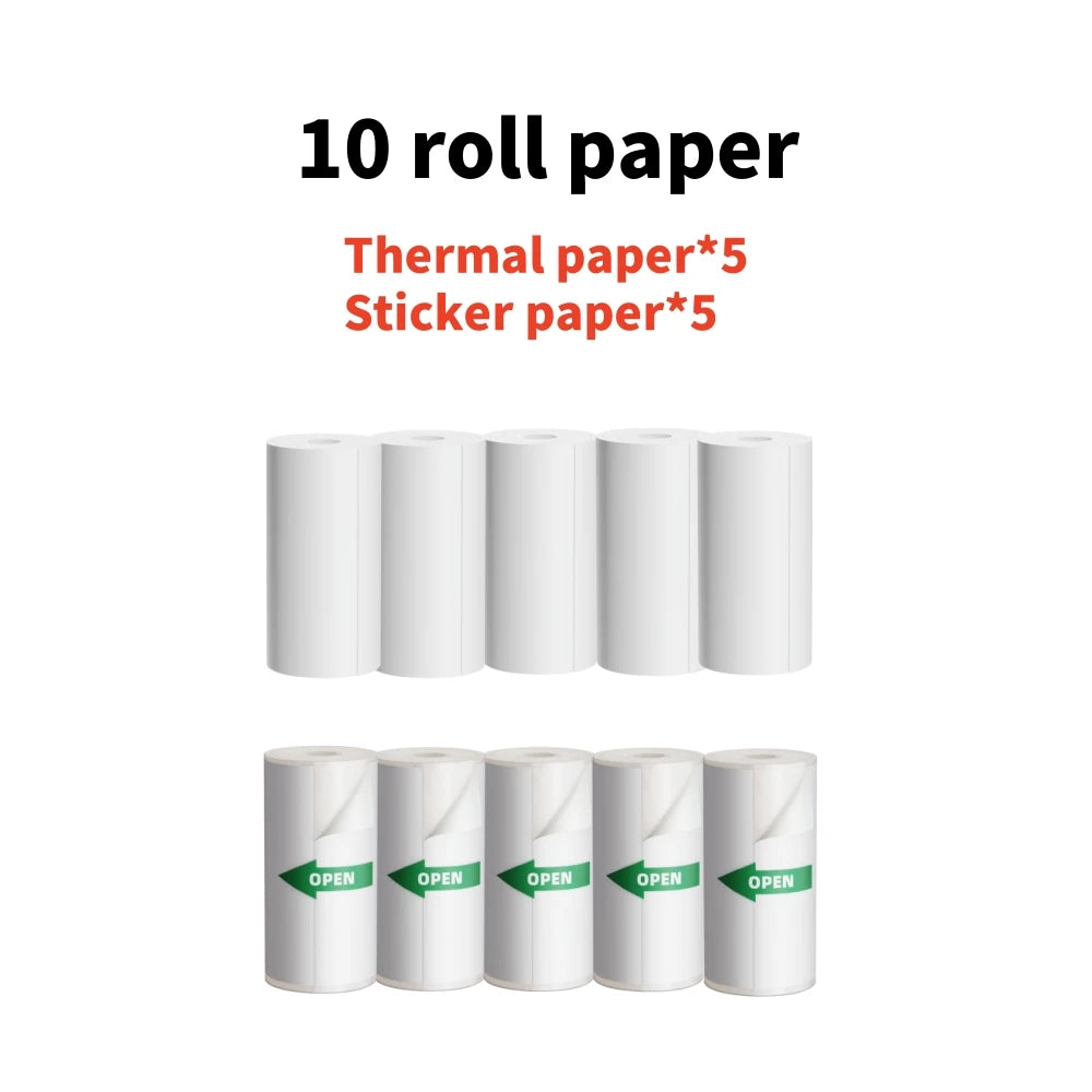 DOLEW Thermal Sticker Paper Roll For Mini Label Makers