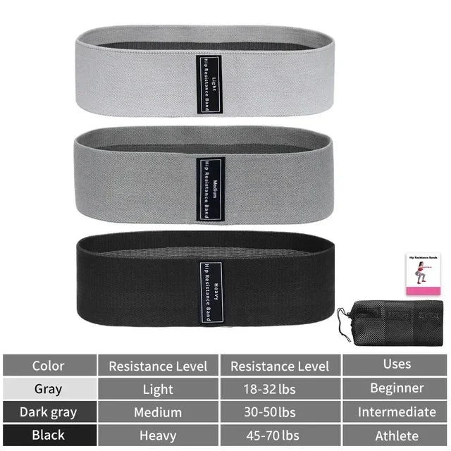 DUTRIEUX Glute Thigh Elastic Bands Set for Squats and Booty
