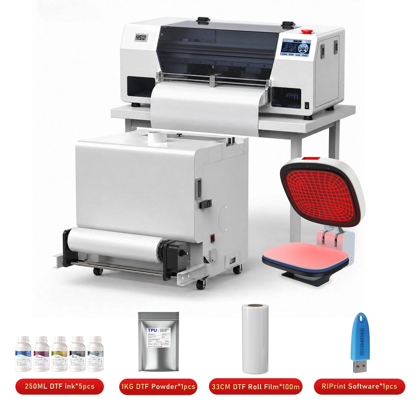Miflame A3 Plus XP600 DTF Printer Direct To Film For Garments
