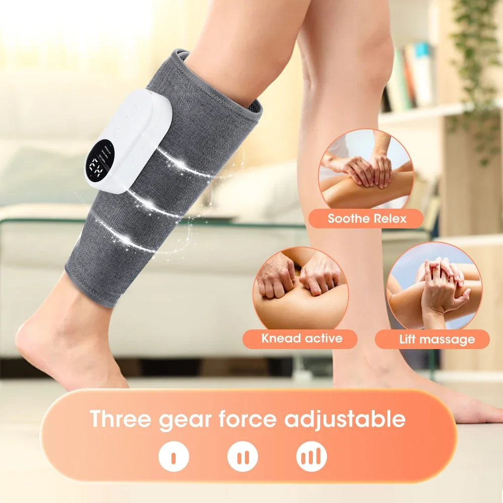 360° Leg Massager With Air Compression And Heat Therapy