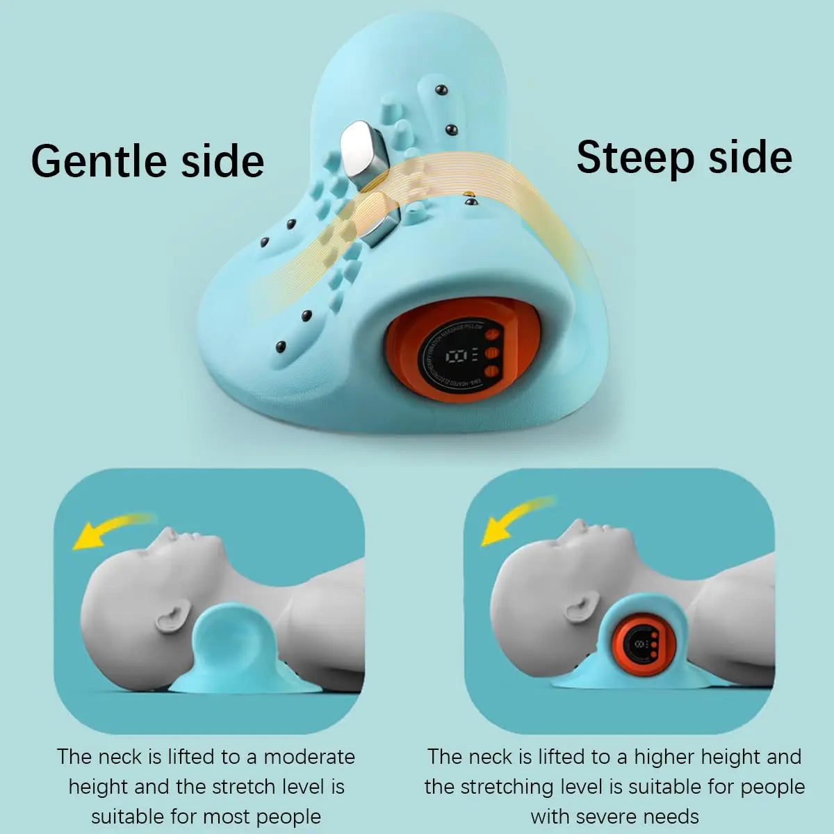 8808 Neck Massager Electric Shoulder And Neck Massage Pillow