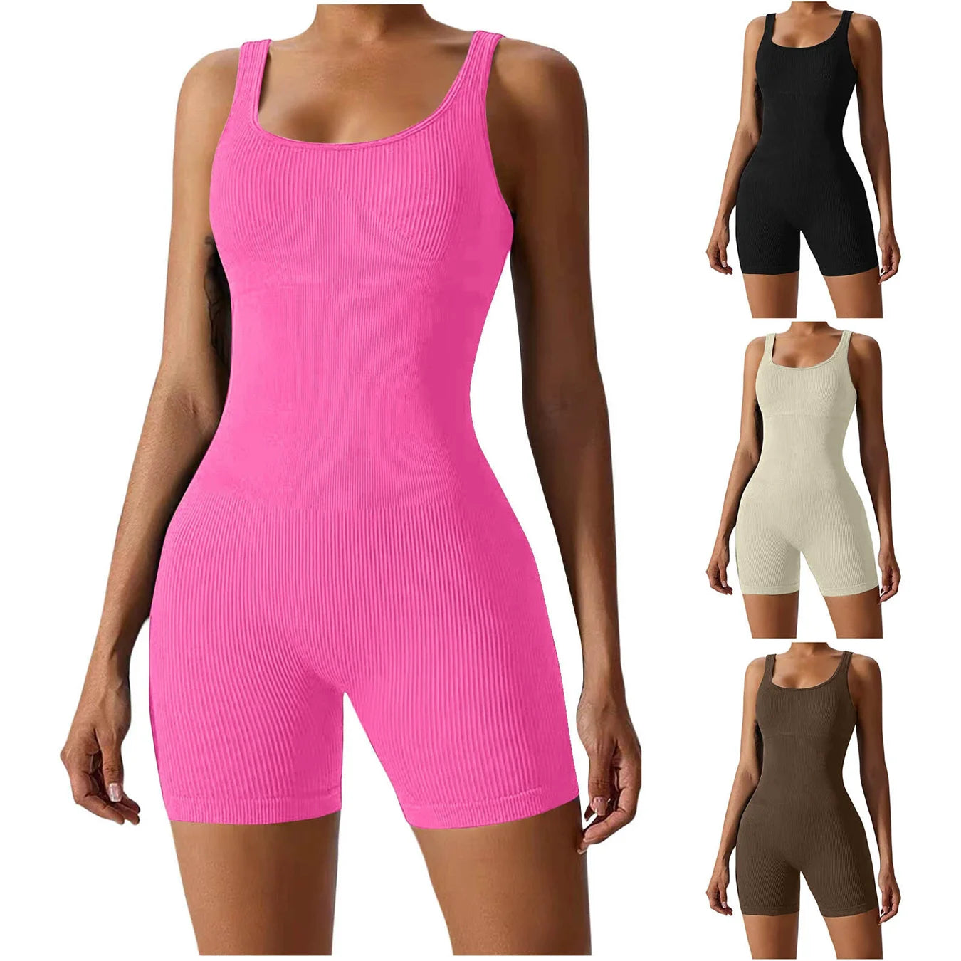 LOOHGHICN Womens Short Tracksuit Yoga Set Bodysuit