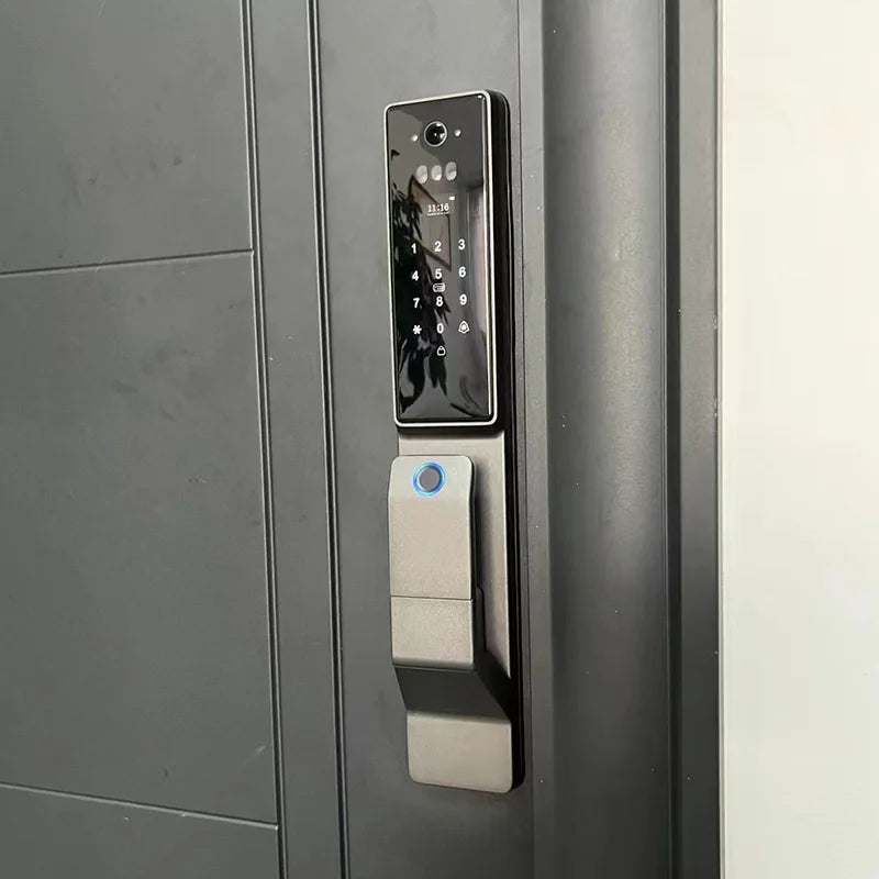 YKESDL Waterproof Outdoor Smart Lock With Camera AluminiumAlloy WiFi Alexa