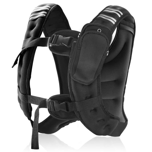 Weight Vest With Reflective Stripe Pocket For Fitness Training