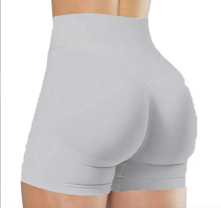 Summer High Waisted Yoga Shorts For Women Workout Fitness