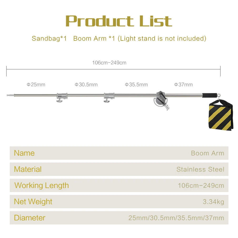 SH Studio Tripod Foldable Lighting Stand for Photo Studio