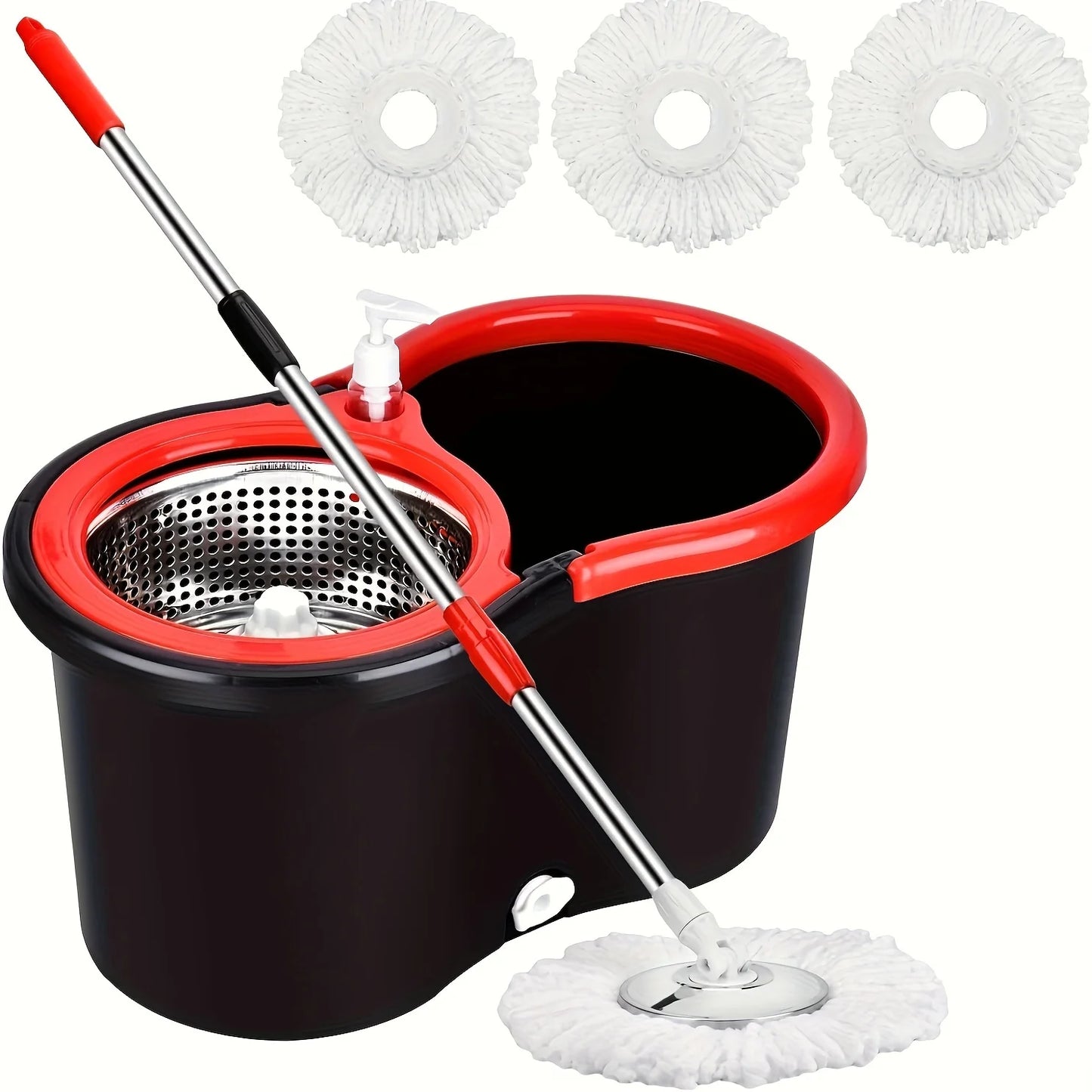 SHFY Heavy Duty Spin Mop and Bucket System 360 Rotation