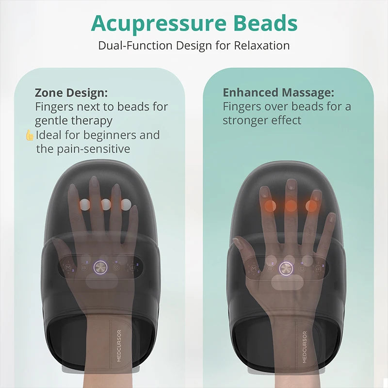 Medcursor Wireless Hand Massager With Air Compression and Heat Therapy