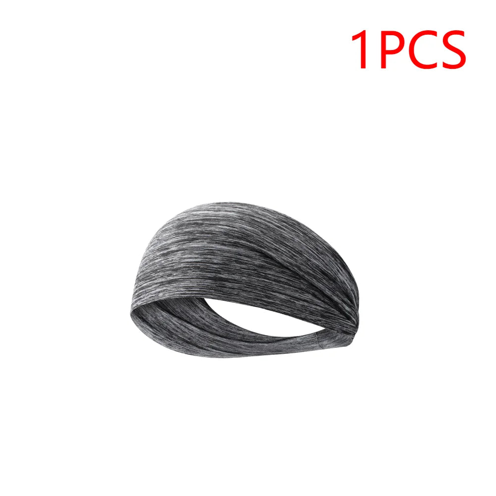 APWIKOGER Elastic Sports Headband For Men And Women SweatWicking