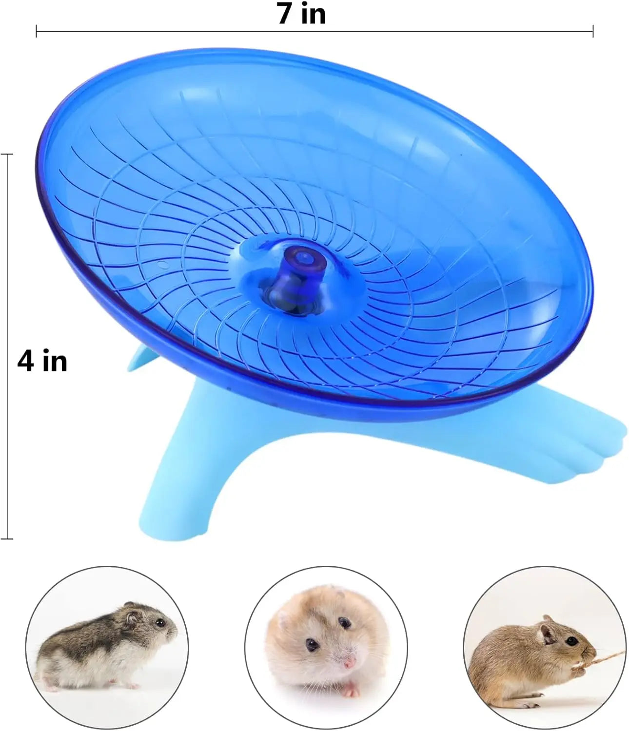 Ultra Quiet Hamster Exercise Wheel With Skateboard Bearings