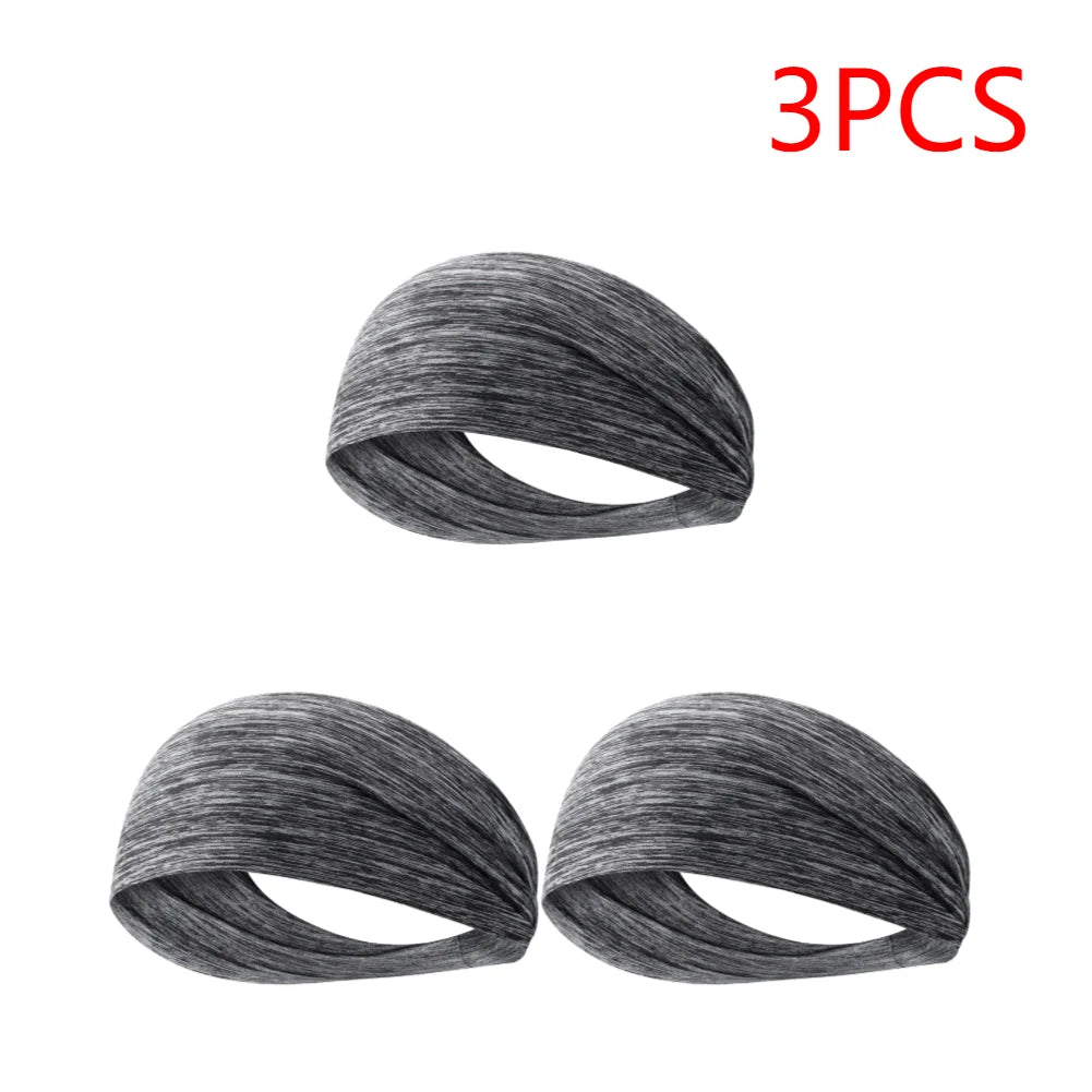 APWIKOGER Elastic Sports Headband For Men And Women SweatWicking