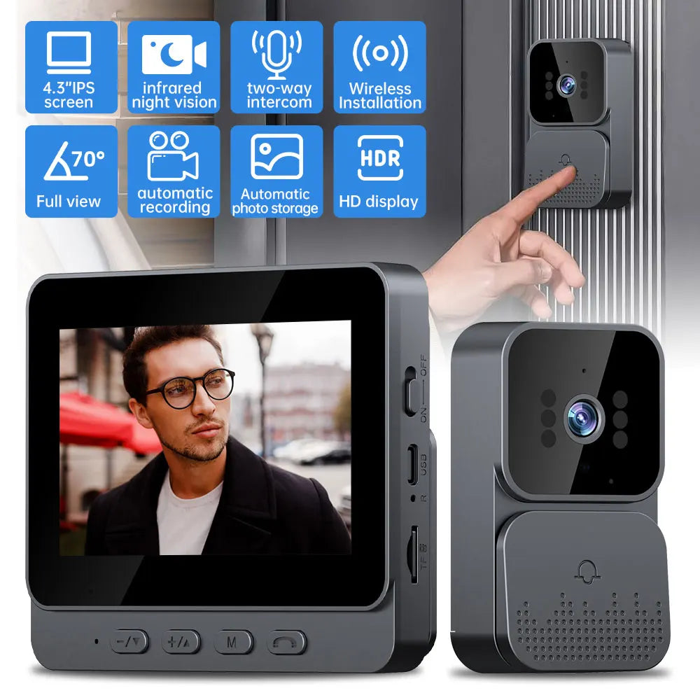 Smart Intercom And Video Doorbell With Night Vision