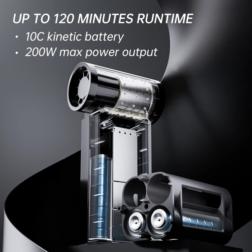 BOOSTER W01 Mini Turbo Fan Jet Powerful Air Blower