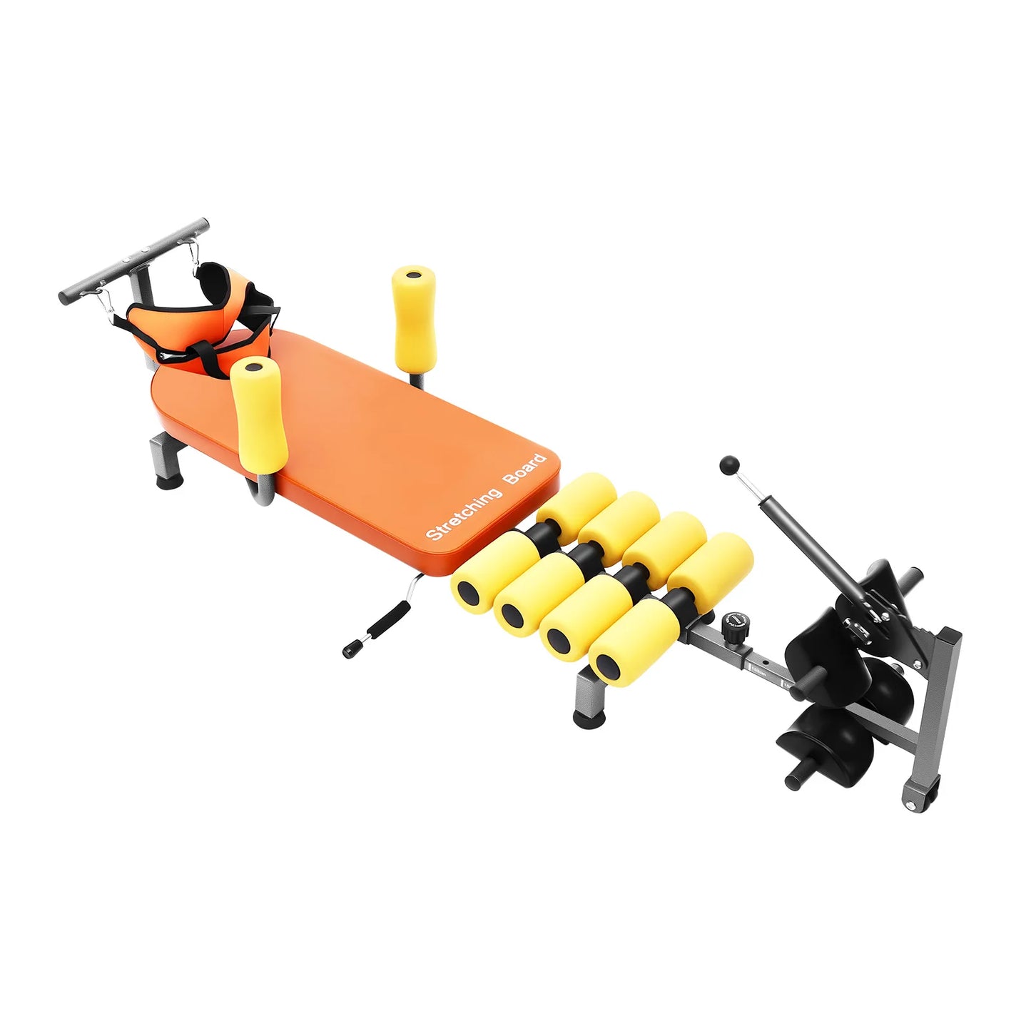 Back Stretch Bench with Neck Stretcher for Spinal Decompression