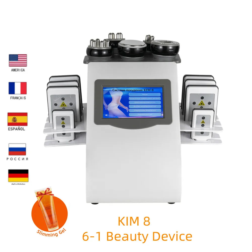 Moonic Beauty 6 In 1 Ultrasonic Cavitation Body Slimming Machine