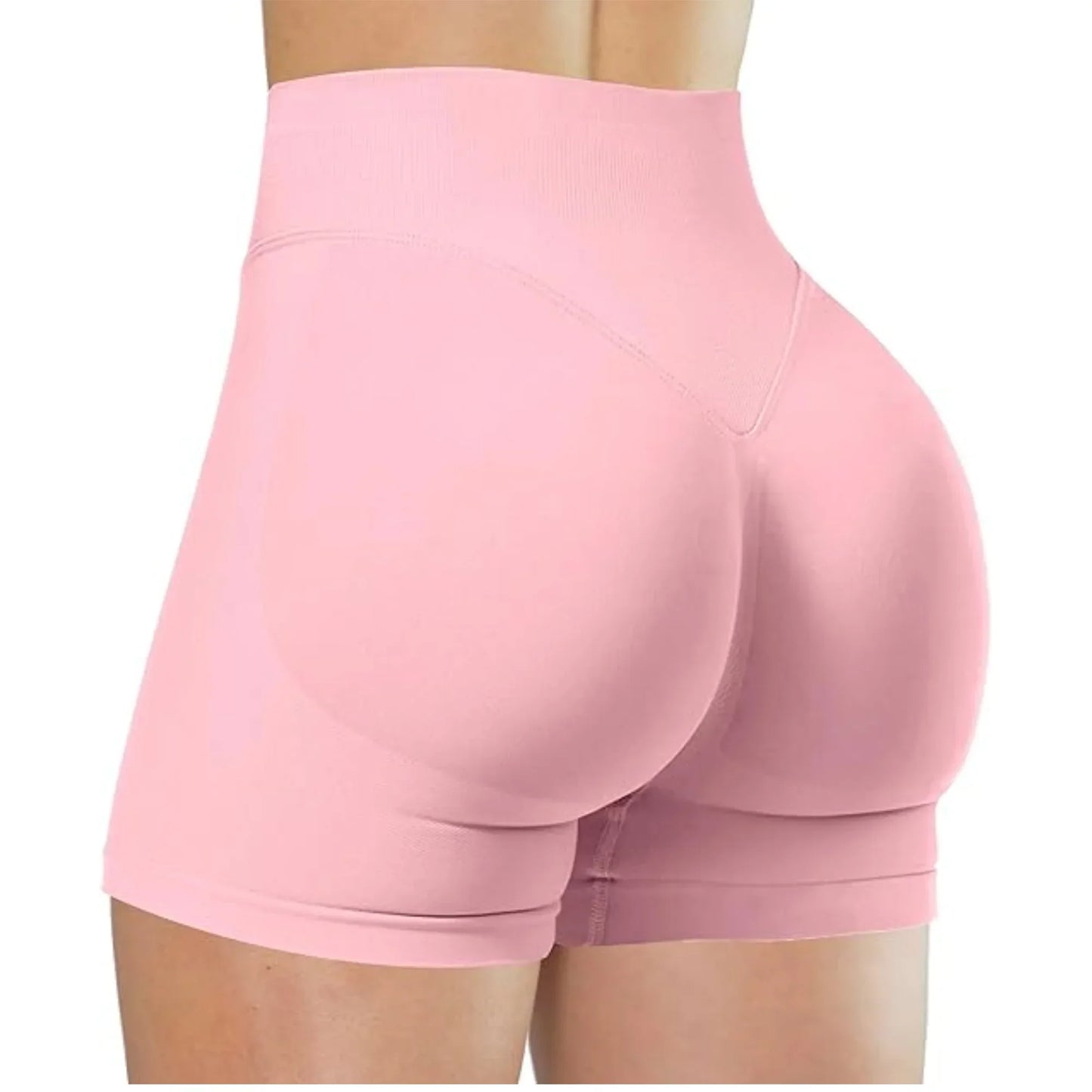 Summer High Waisted Yoga Shorts For Women Workout Fitness