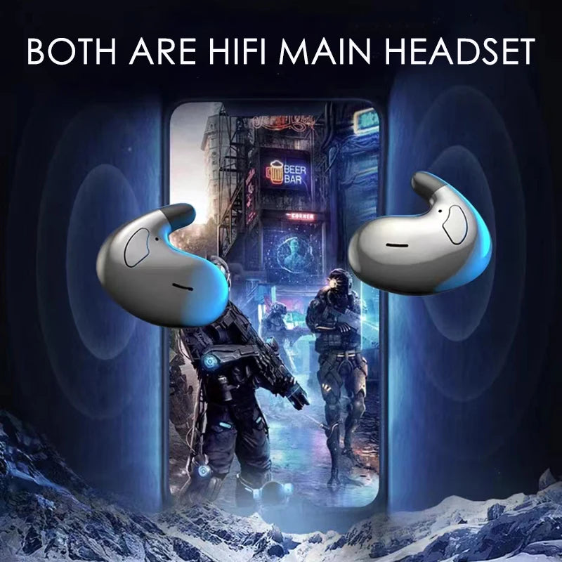 SHUKE Ultra-Thin Sleep Headphones Wireless Bluetooth Earbuds