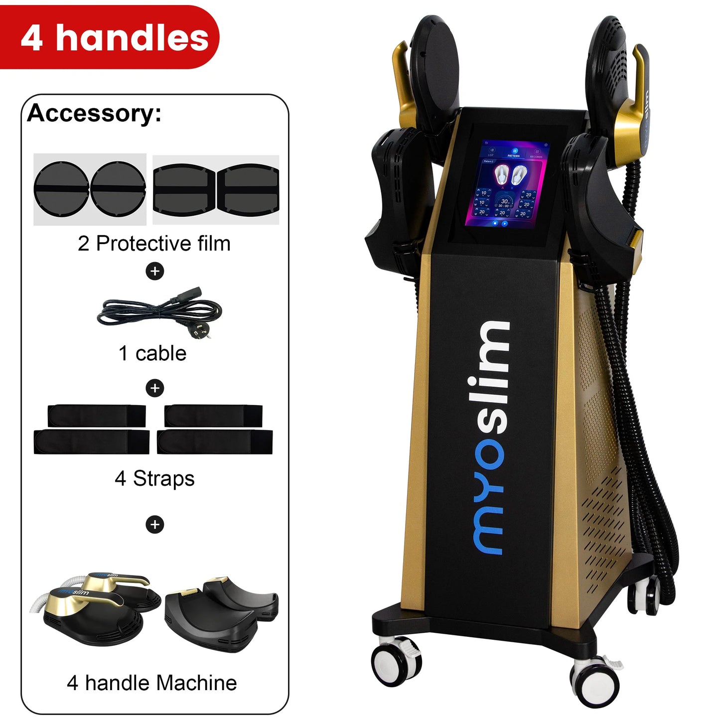 MYOSLIM EMS Body Slimming Machine For Muscle Toning Fat Burning