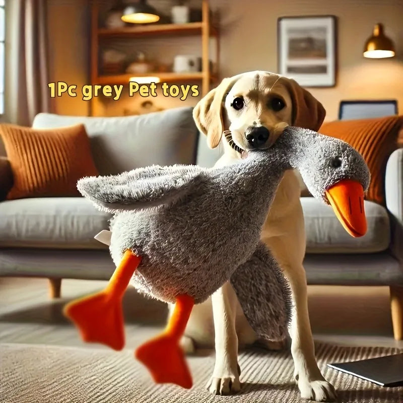 Soft Duck Plush Toy For Pets Anxiety Relief Dog And Cat Friendly Interactive