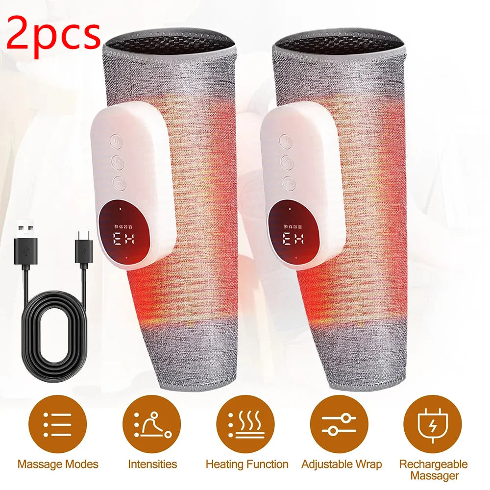 360° Leg Massager With Air Compression And Heat Therapy
