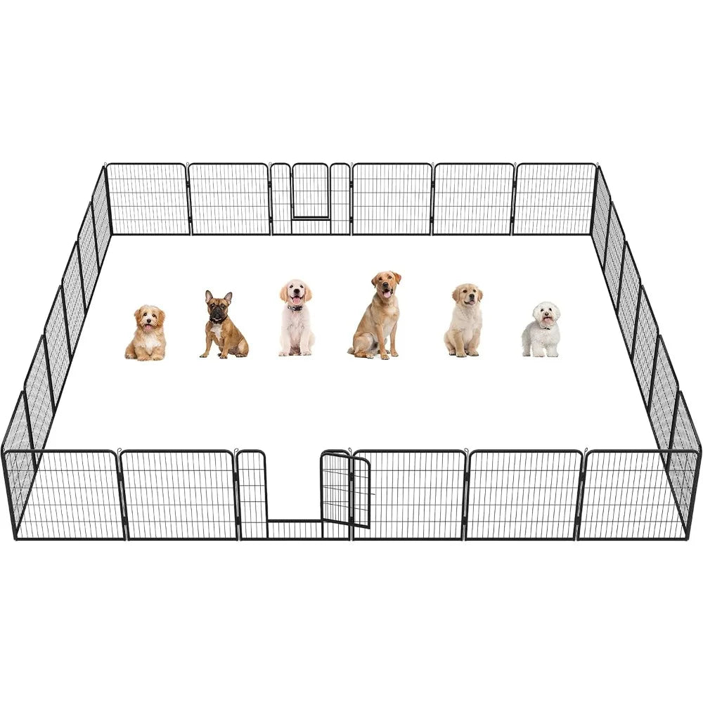 RBXC Dog Playpen Outdoor Indoor Portable Fence For Yard
