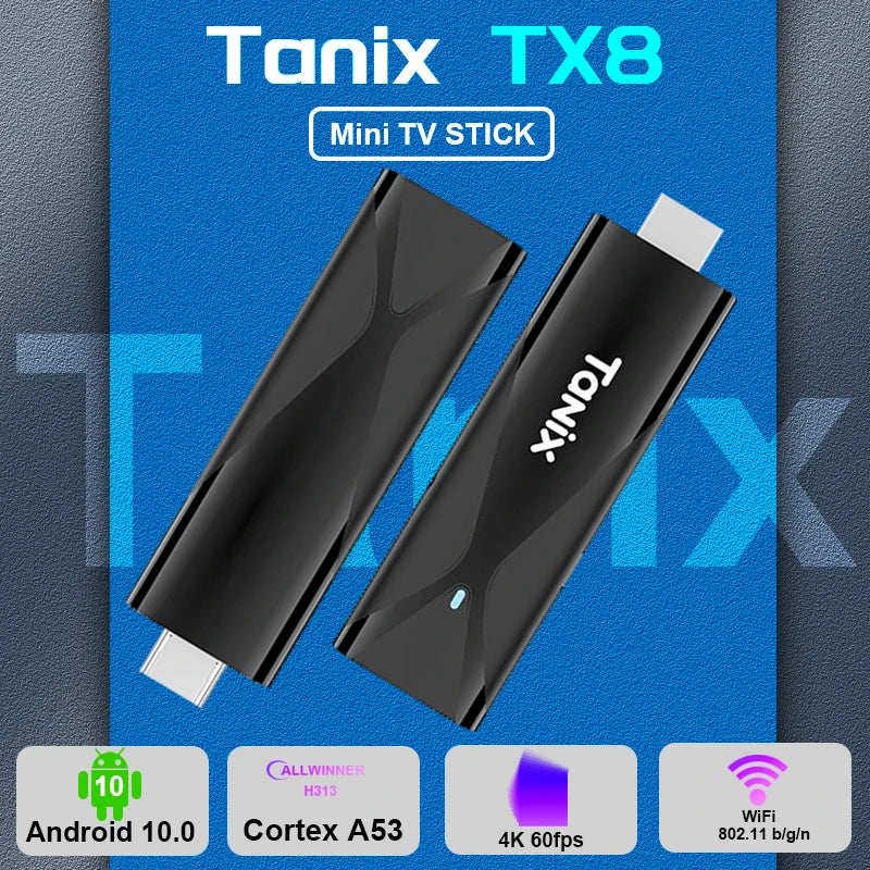 WUDUNG TANIX TX8 Android10 SmartTVMediaBox 4K UltraHD
