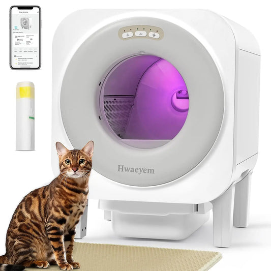 Automatic Self Cleaning Litter Box For Multiple Cats
