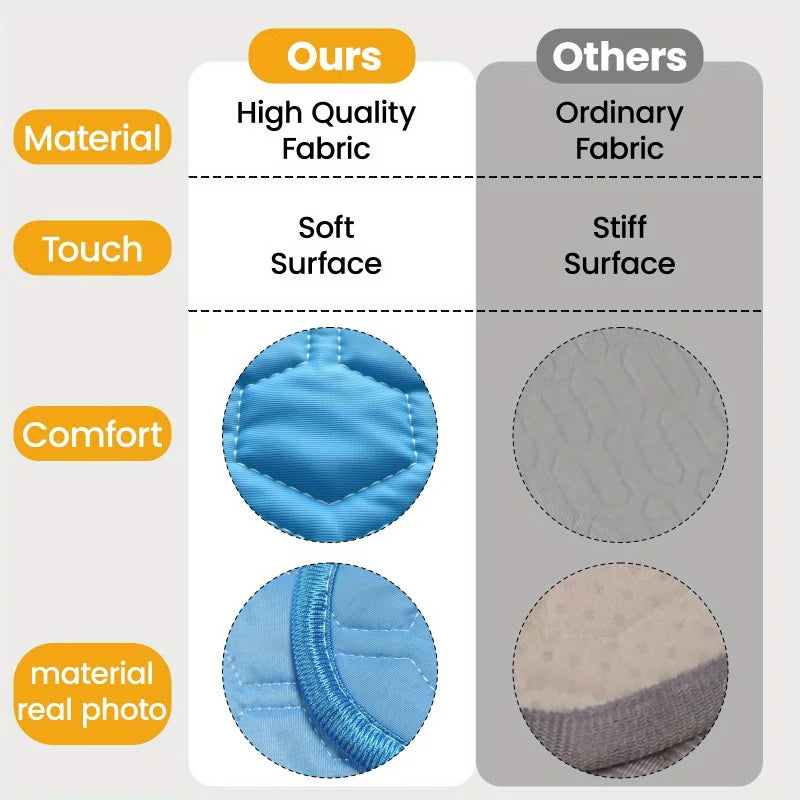 Dog Cooling Mat Portable Ice Silk Bed For Pets Indoors